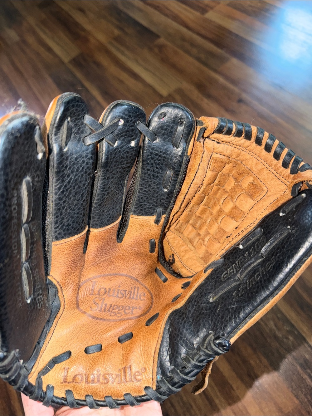 Rawlings Lefty Black and Tan Youth Baseball Glove